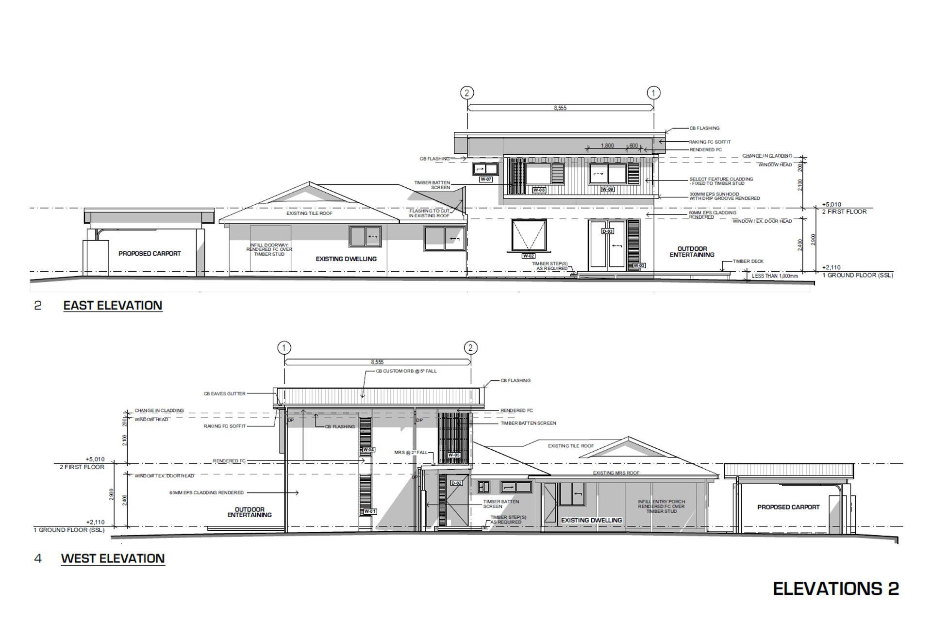 Proposed Elevations