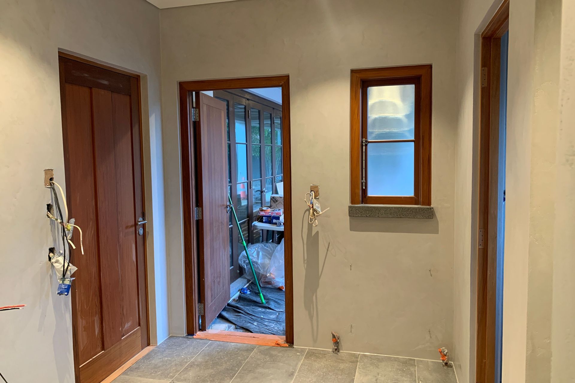 Bathroom, Toilet &amp; Sauna area - Venetian plaster