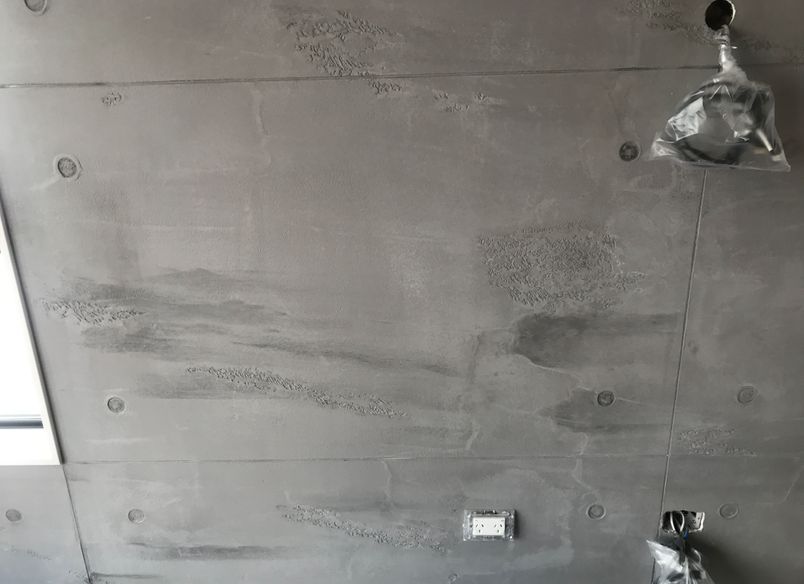 Feature wall, Industrial tile look - Venetian plaster