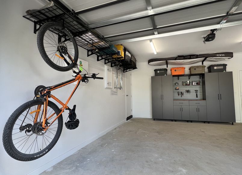 A father's dream garage, the ultimate playground.