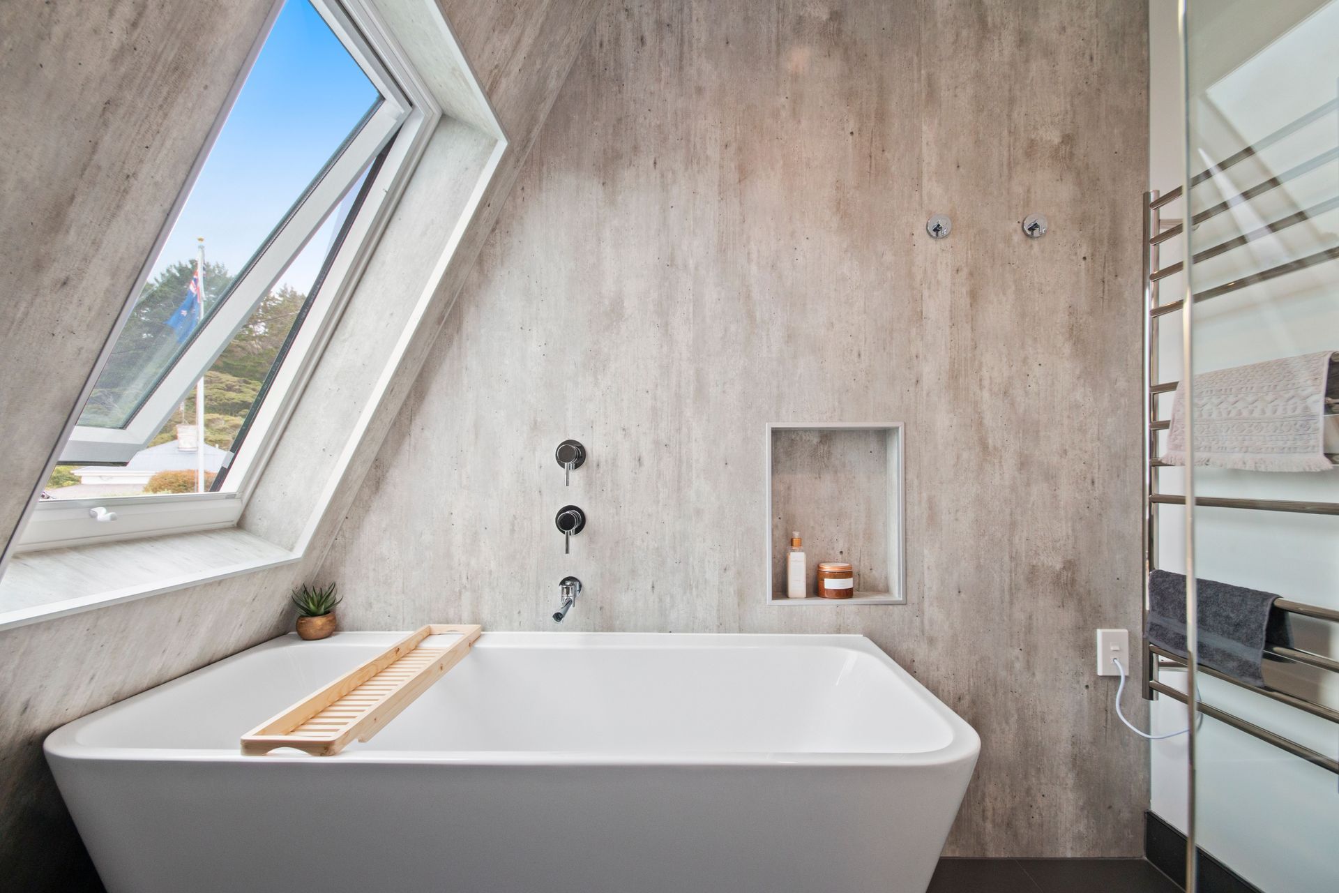 1970's A-Frame Bach Converted To Home In Port Waikato 