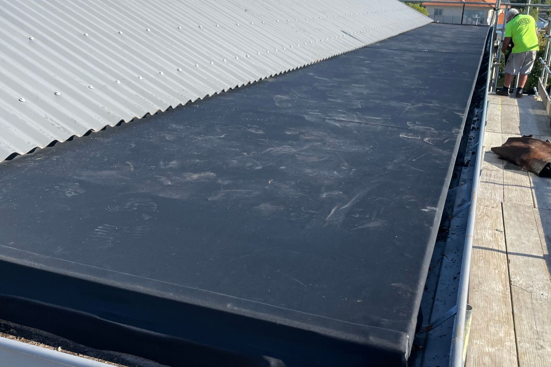 Butynol flat roof