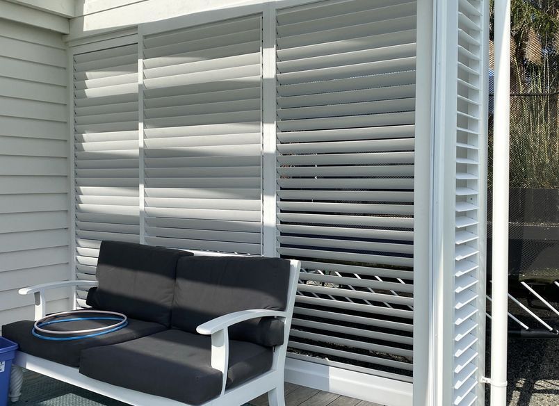 Outdoor Room and Louvrelite 88 Sliding Shade System