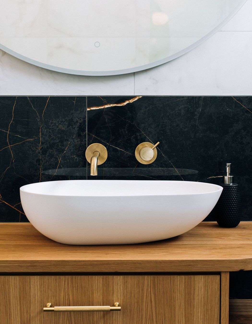 Tiled bathroom beauty.