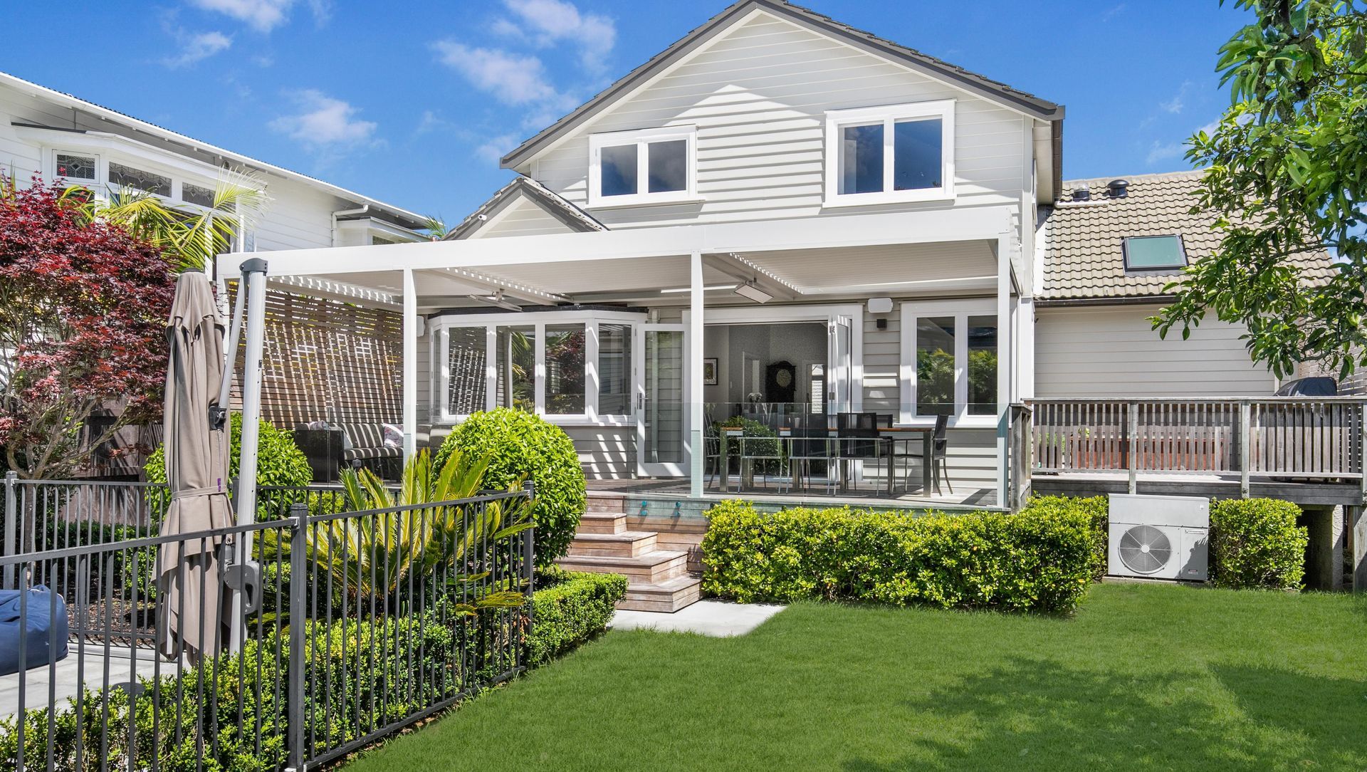 Backyard Bliss and a Luxurious Interior banner