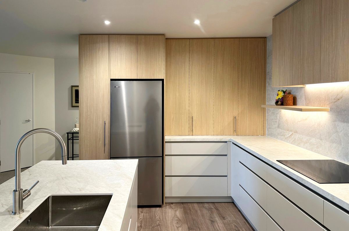 From Stark to Serene: A Warm, Considered Kitchen Transformation