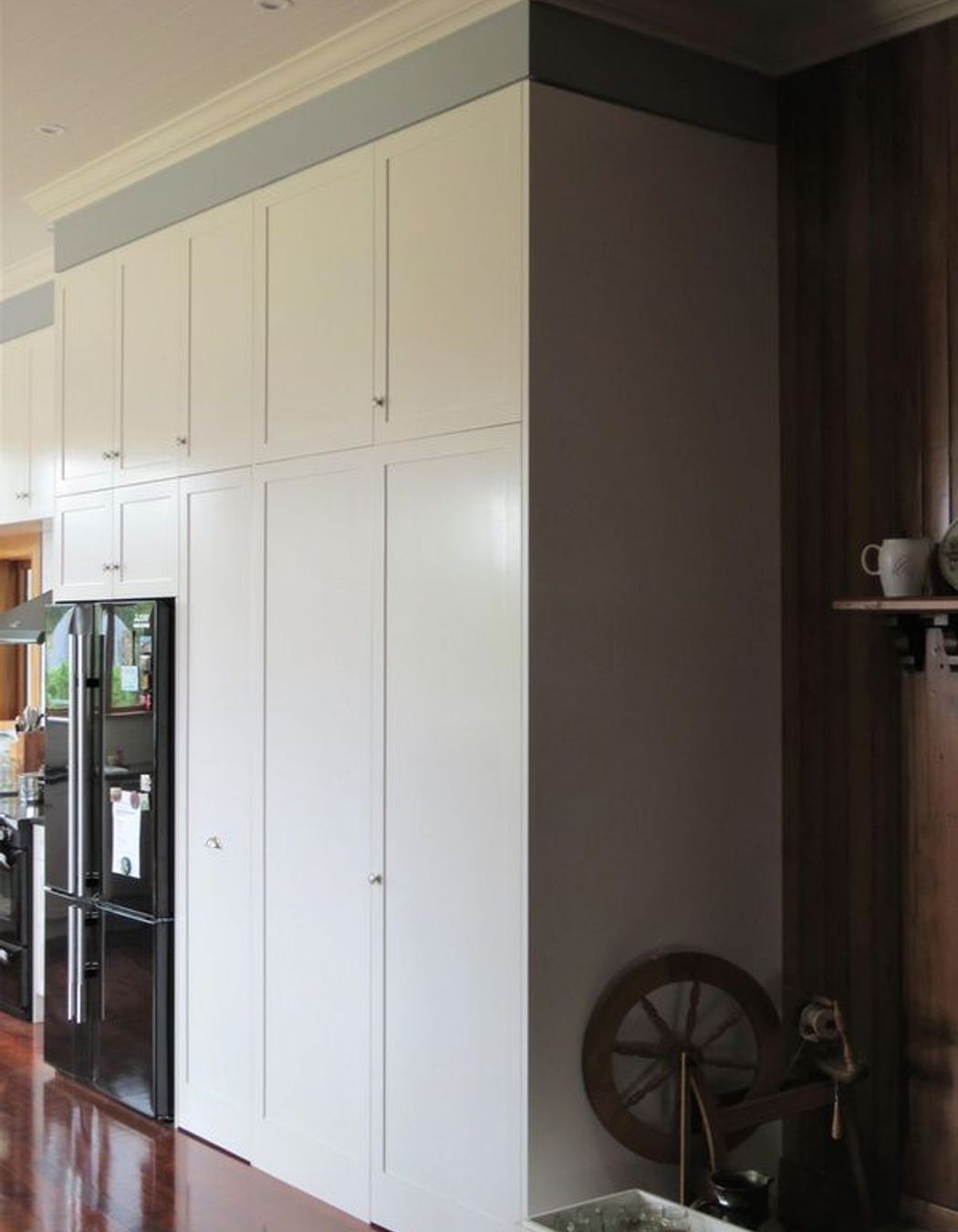 Plenty of hidden kitchen storage at this Blueskin Bay