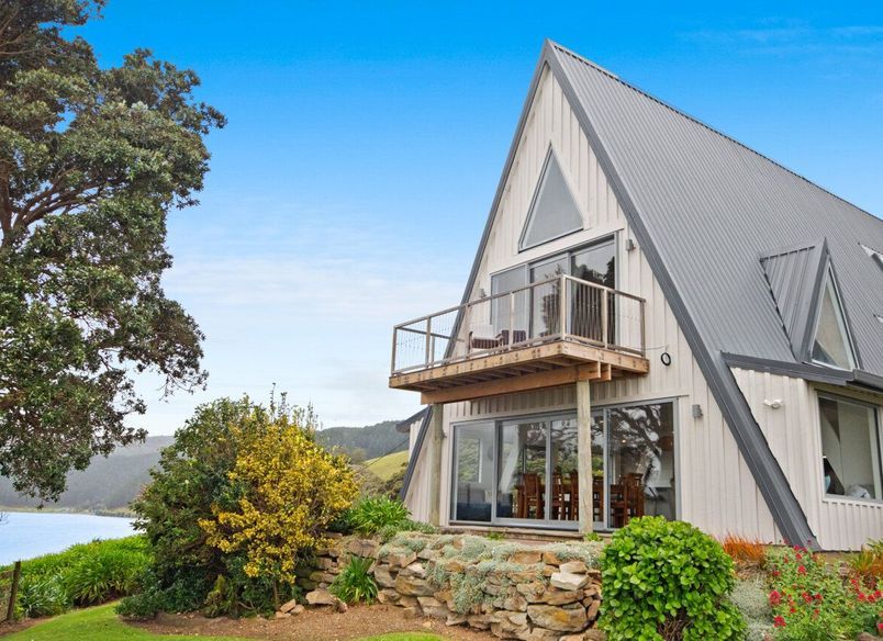 1970's A-Frame Bach Converted To Home In Port Waikato