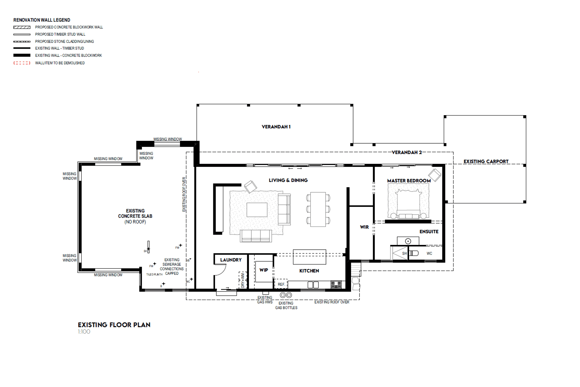 Existing Floor Plan - Created from detailed site measure by BYO Floor Plan