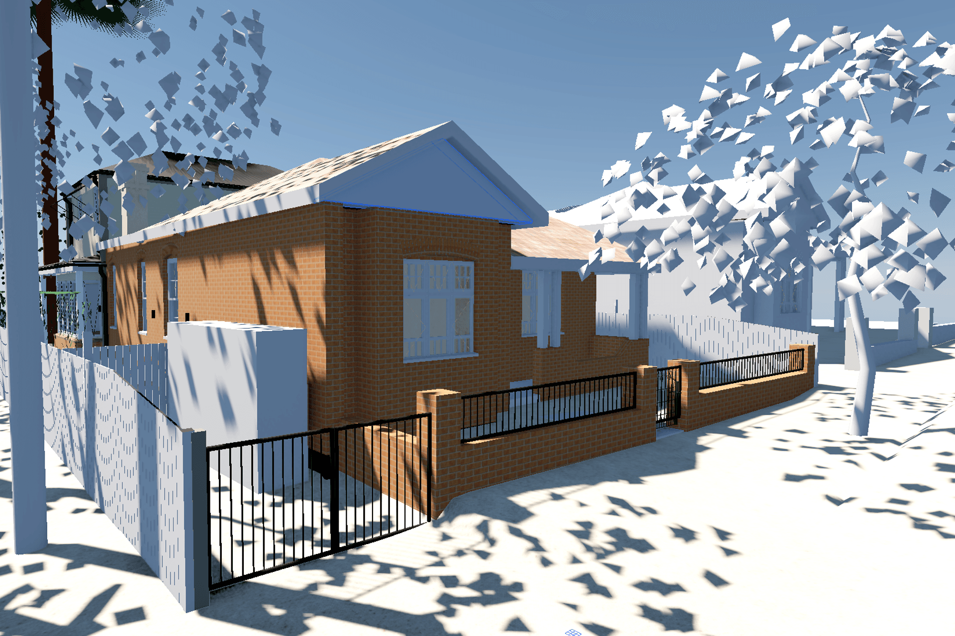 Positioned in a Heritage Conservation Area of the Inner West, it was important to take care with the streetscape and affect on the local parkland.