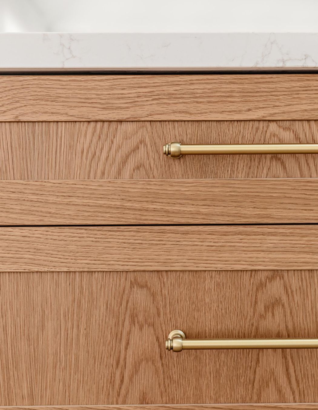 Featuring Mayfair Handle in Brushed Brass by Touch Handles