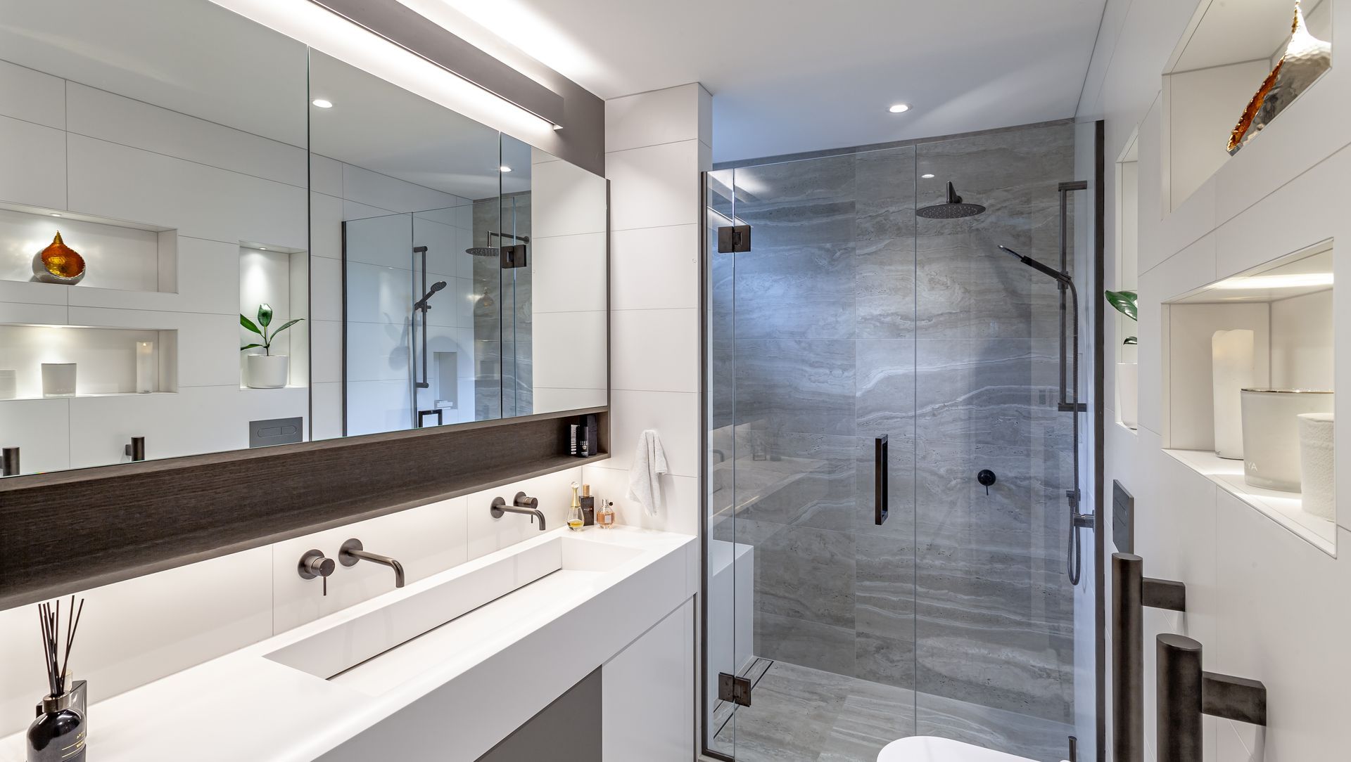 St Mary's Bay Master Bathroom banner