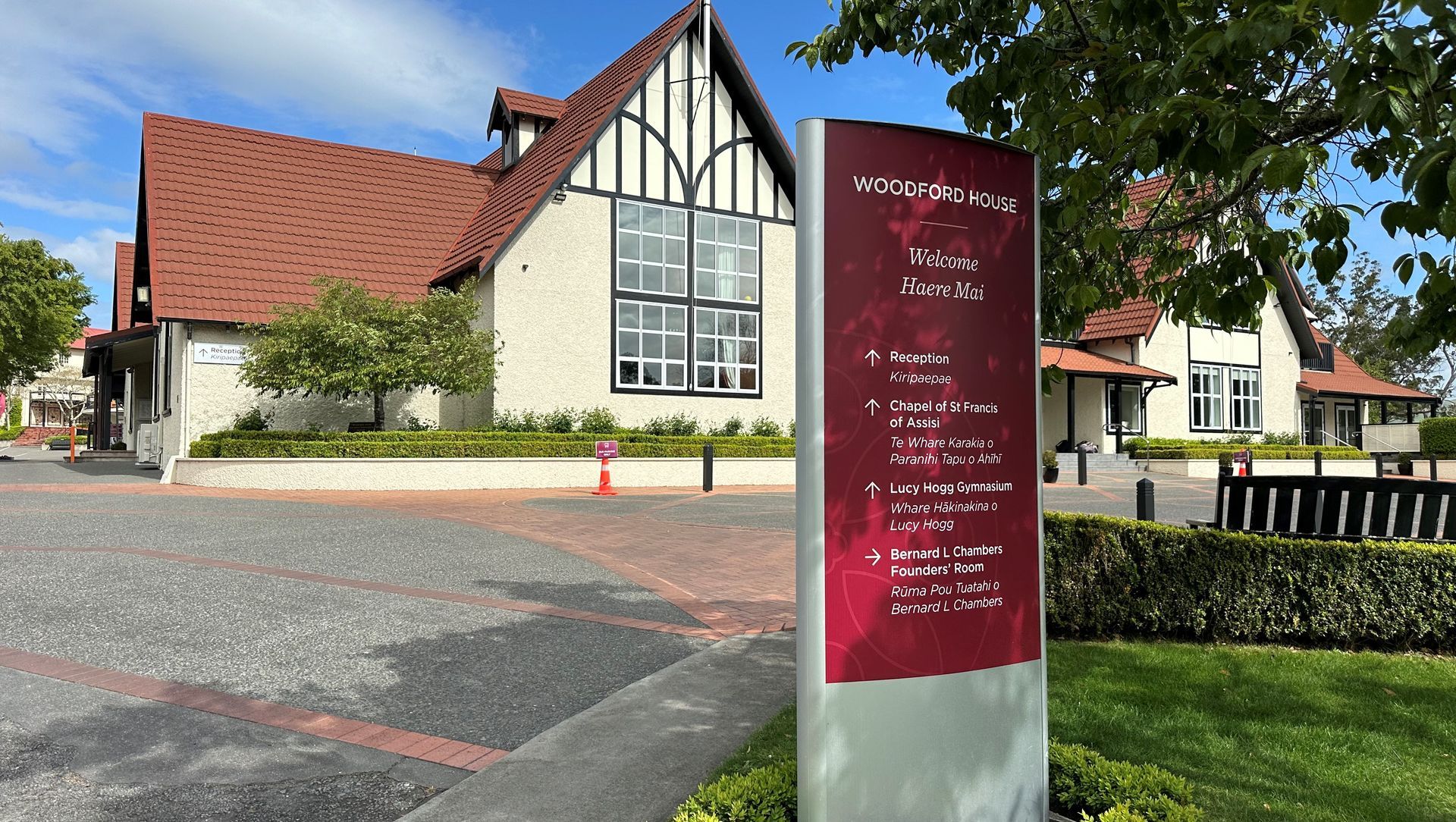 Woodford House Havelock North banner