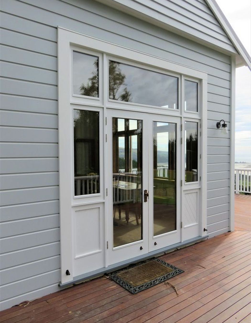 Wooden french doors