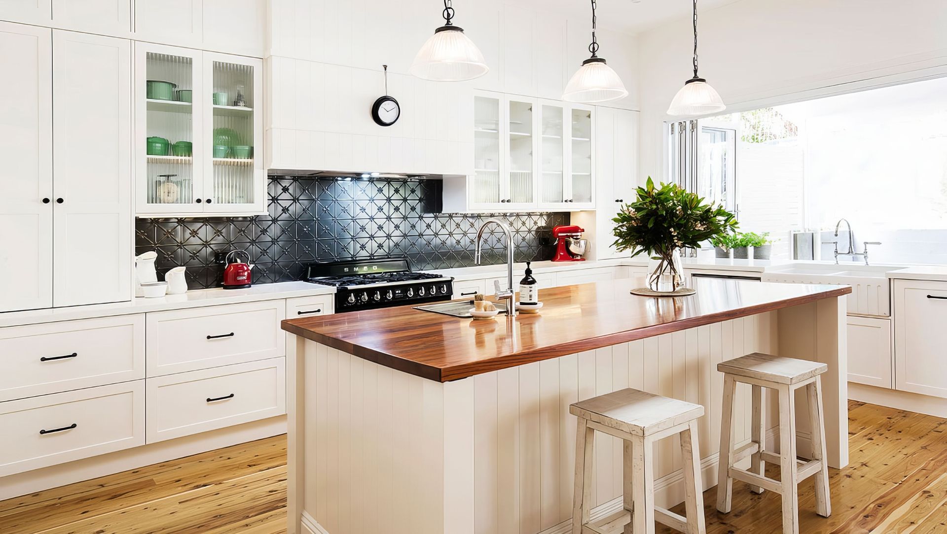 Black and White Kitchen Renovation