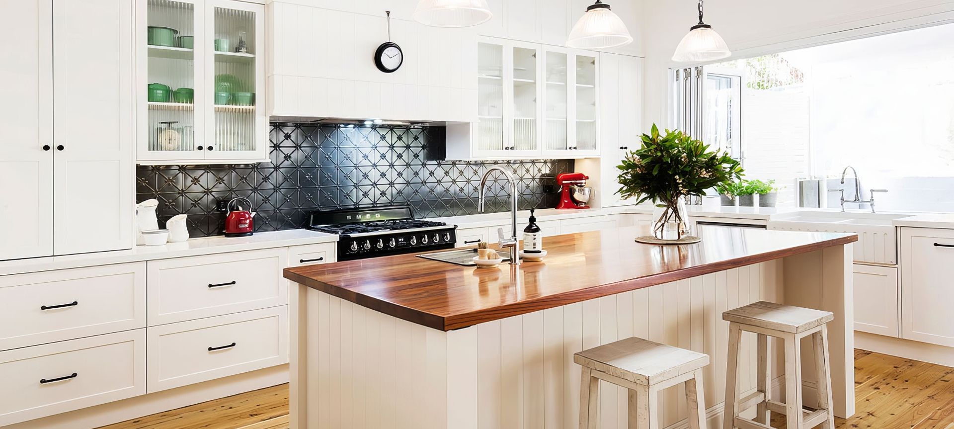 Black and White Kitchen Renovation