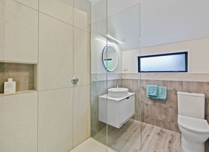 Unique Tiling Takes Centre Stage in This Wellington Bathroom