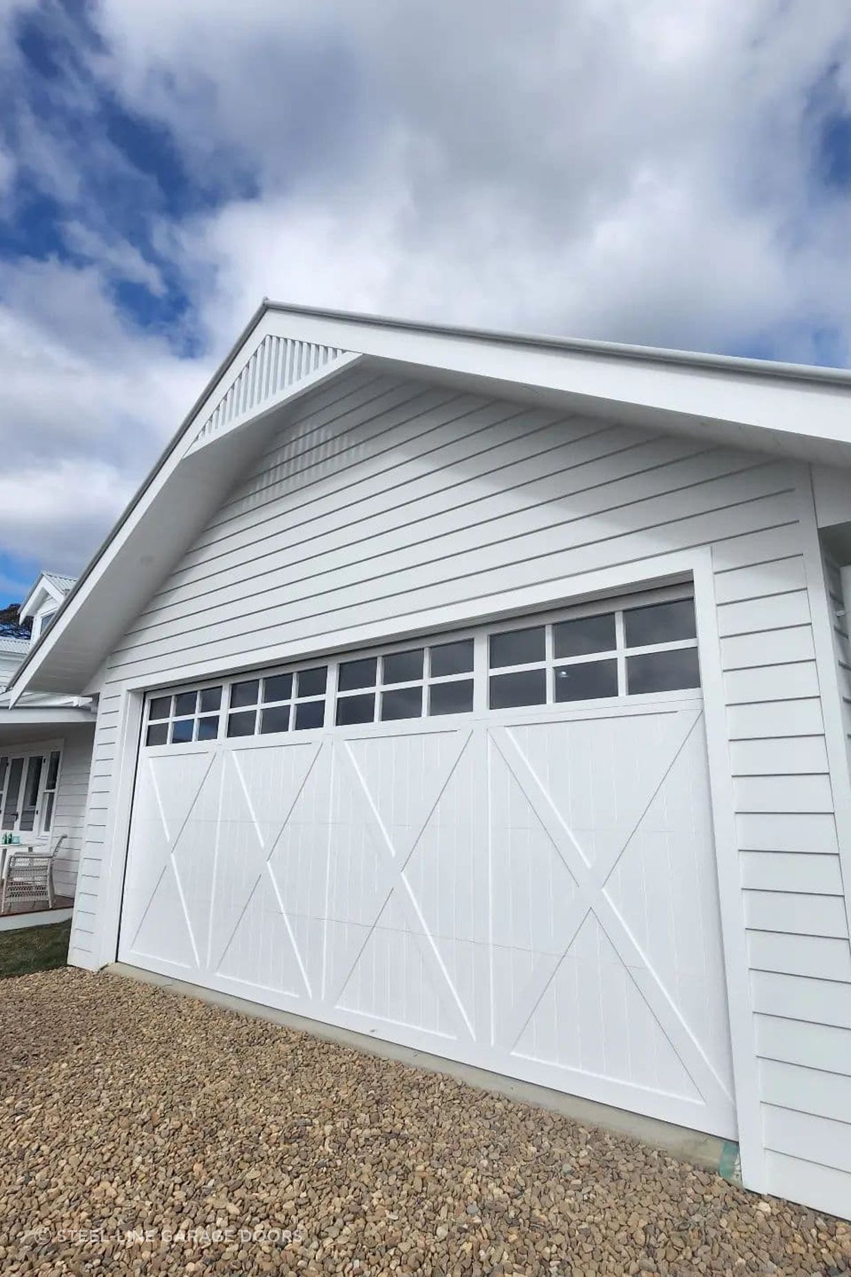 Barn Style Newcastle by SteelLine Garage Doors ArchiPro AU