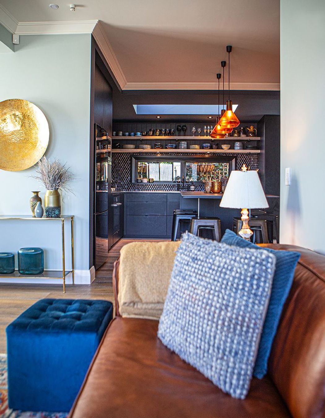 The living spaces open up as light, breezy and fresh.