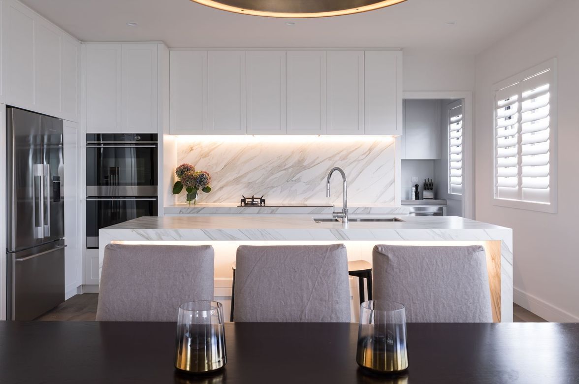 White Marble Kitchen