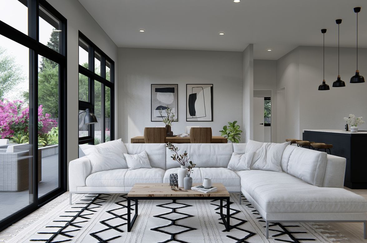 Living and Kitchen - Bayview Auckland Project