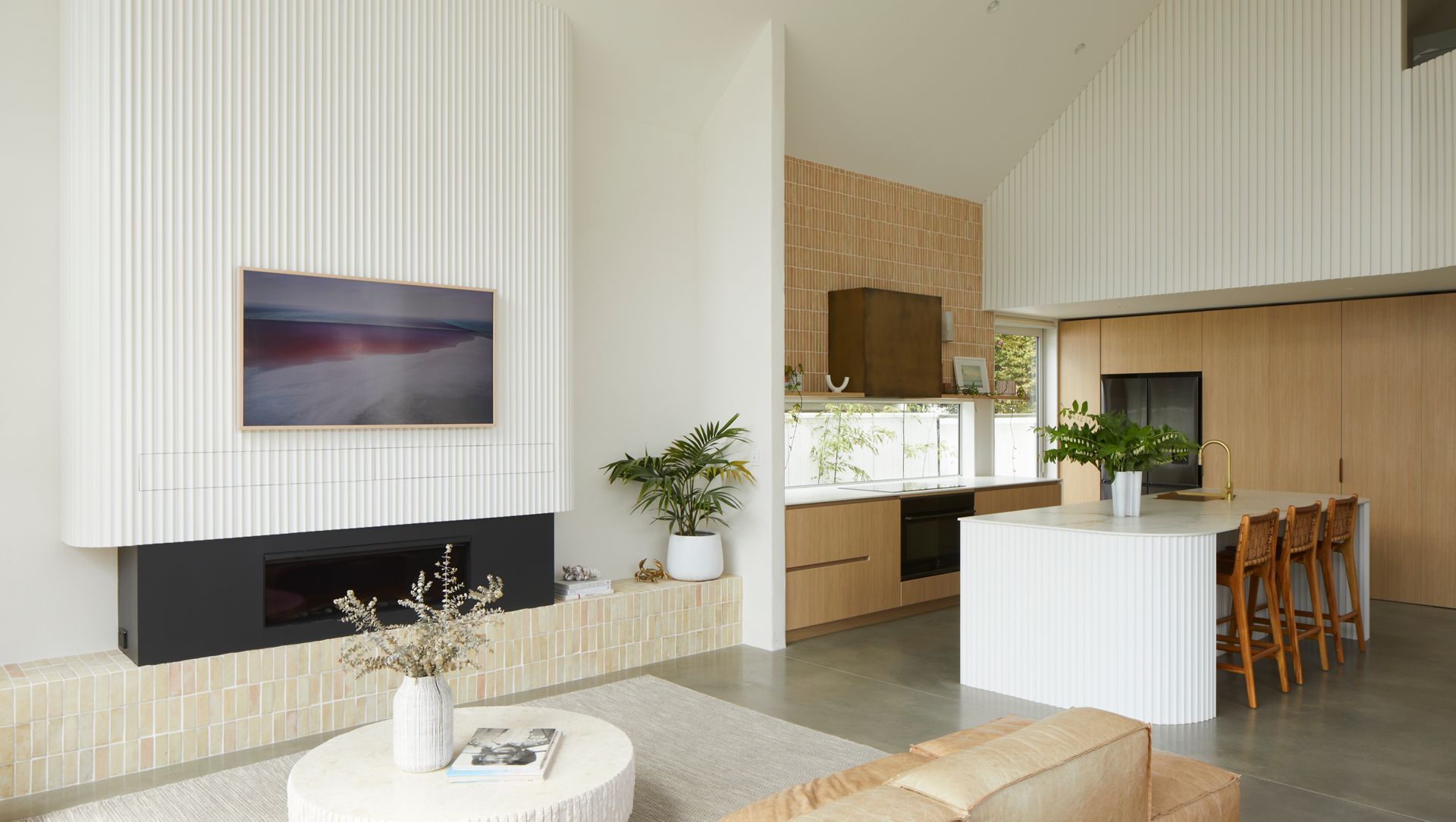 Elegant Kitchen and Living banner