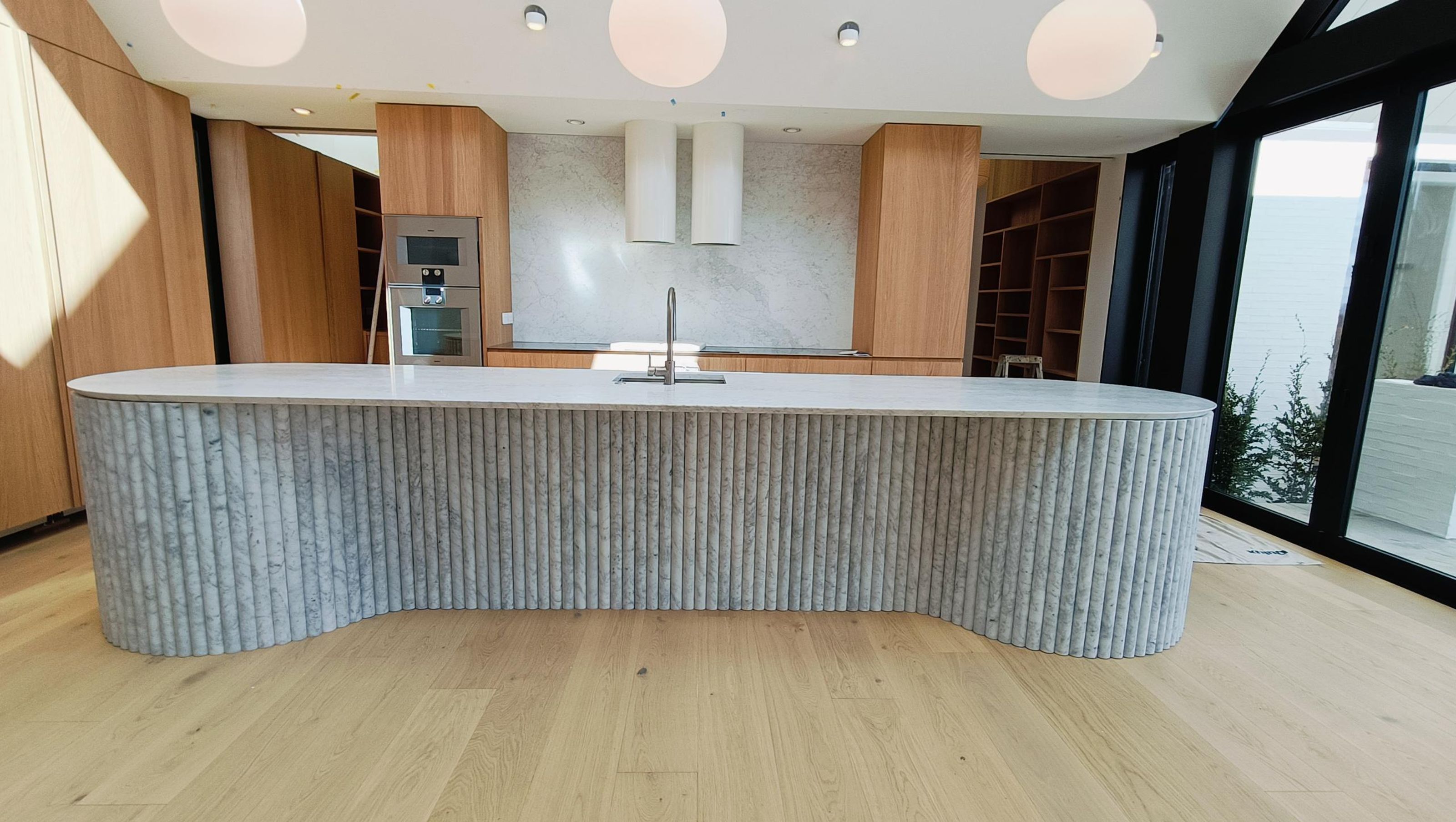 Marble Kitchen Island