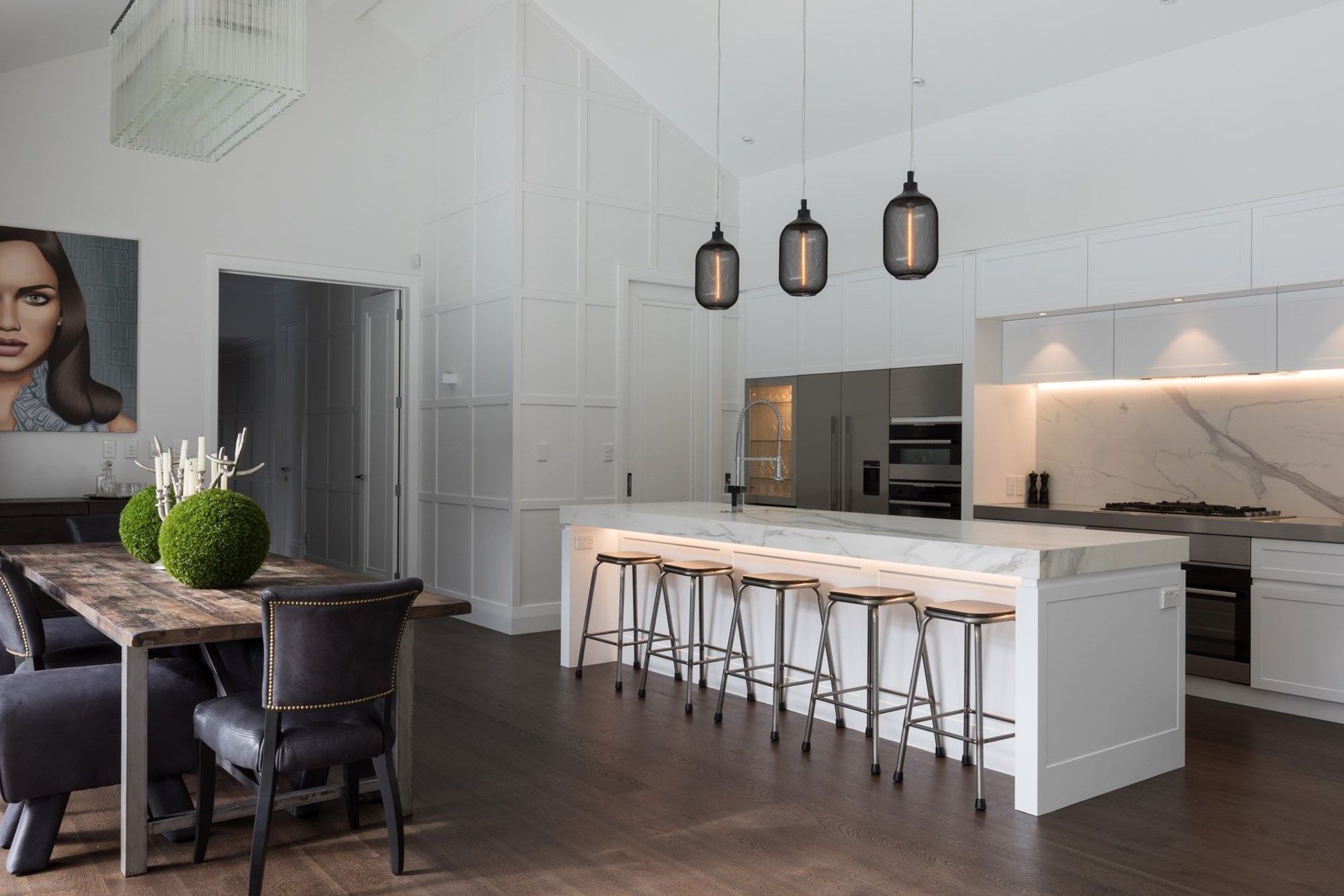 Dezignatek Thermoform Ronda profile in White Satin, Designed by Jordan Dale of Gold Kitchens