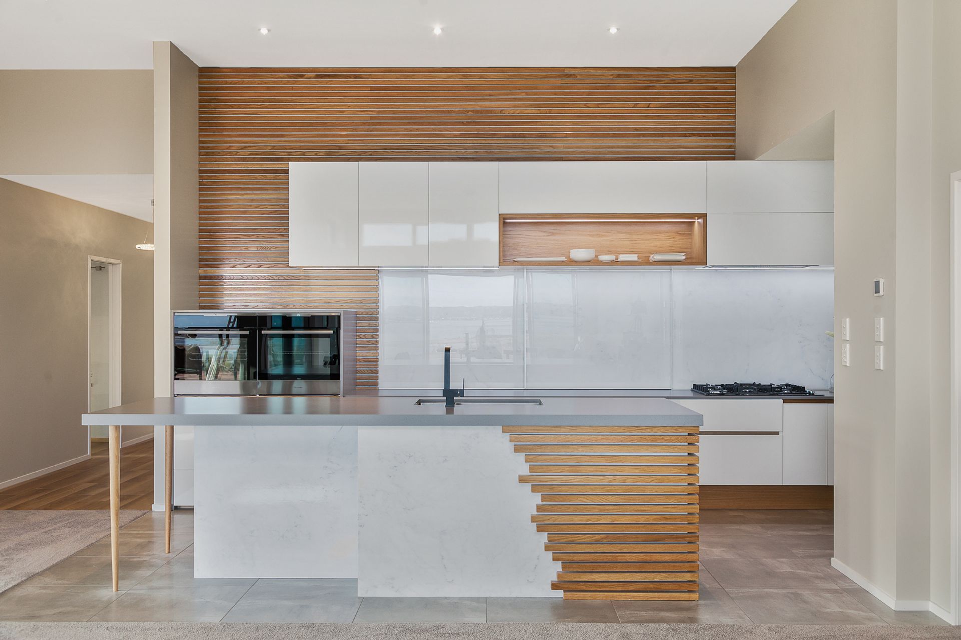 The Oak And Marble Kitchen
