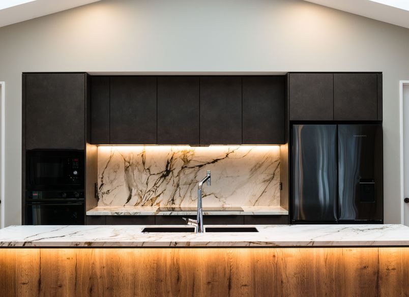 New Build Kitchen - Warm Timber Tones and Lux Finishes