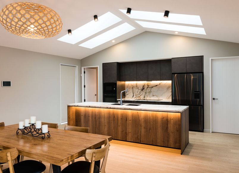 New Build Kitchen - Warm Timber Tones and Lux Finishes