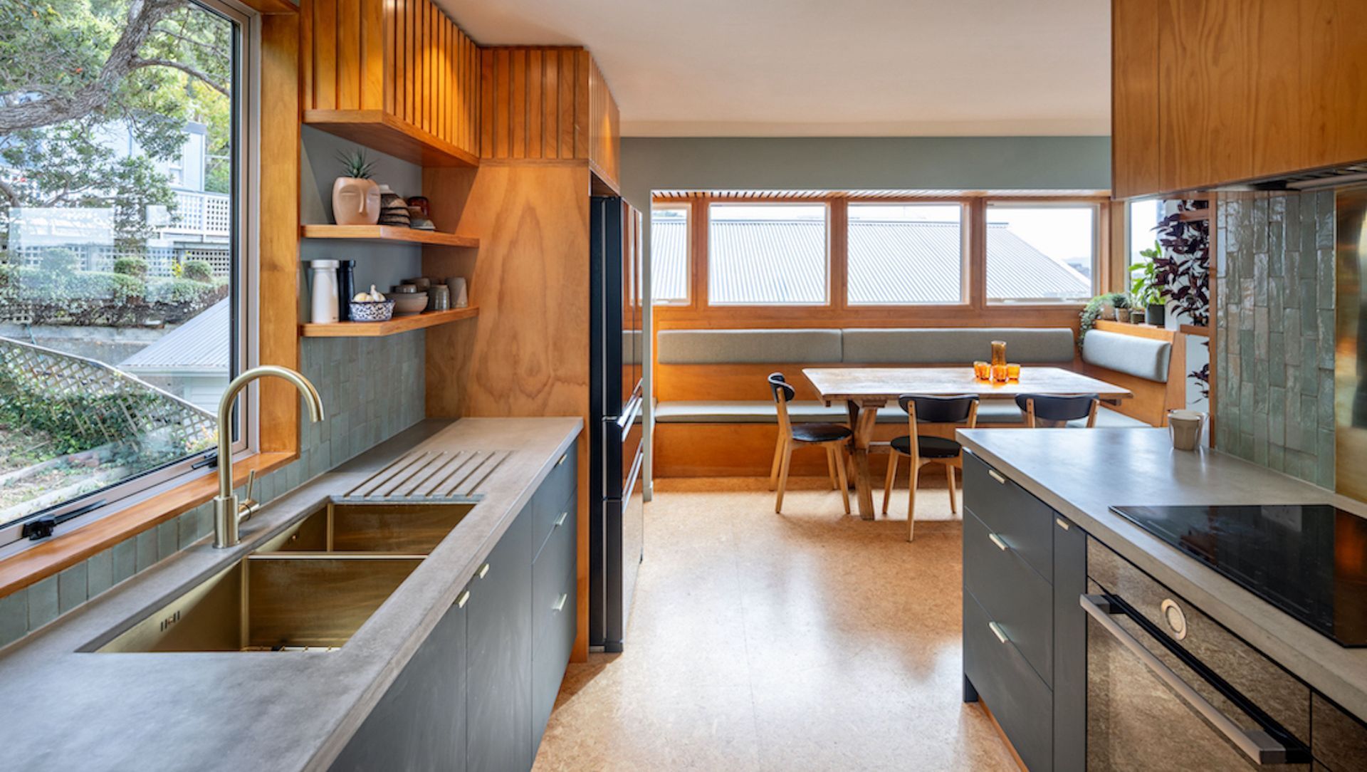 A kitchen that bucks the current trends by unashamedly using colour and organic textures whilst meeting NKBA design standards. Featuring as a finalist in 3 awards programmes - winners yet to be announced.