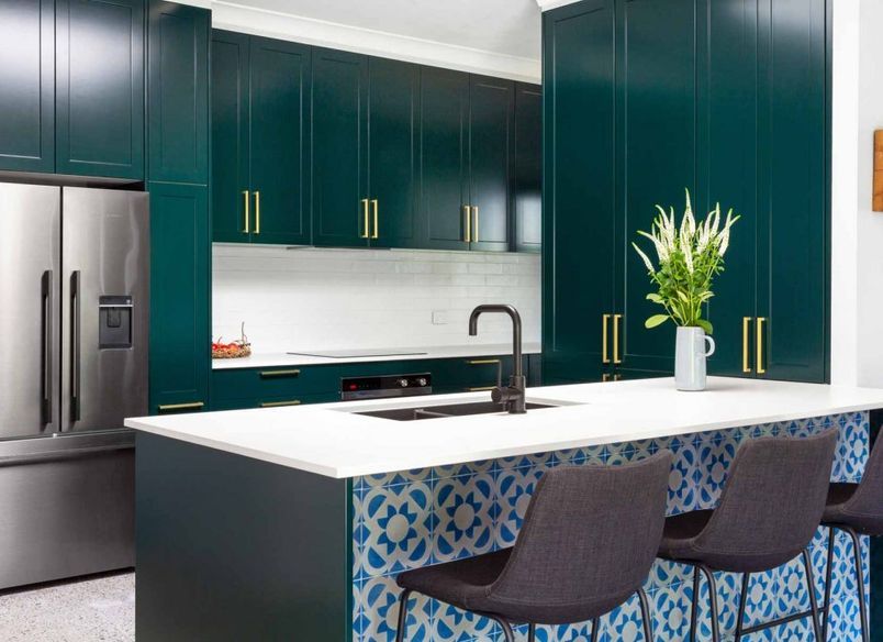 Jade Green Kitchen Design – Hunters Hill