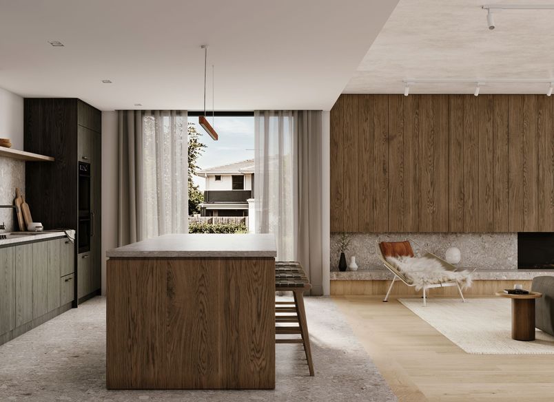 Black Oak & Walnut Residence