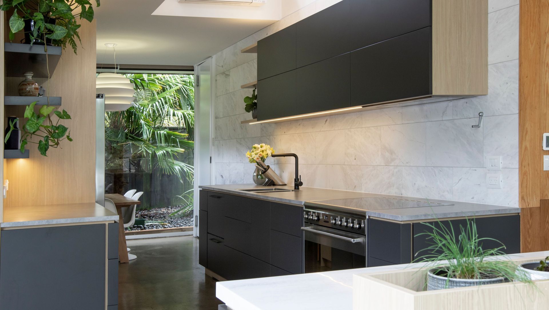 Green In and Out banner