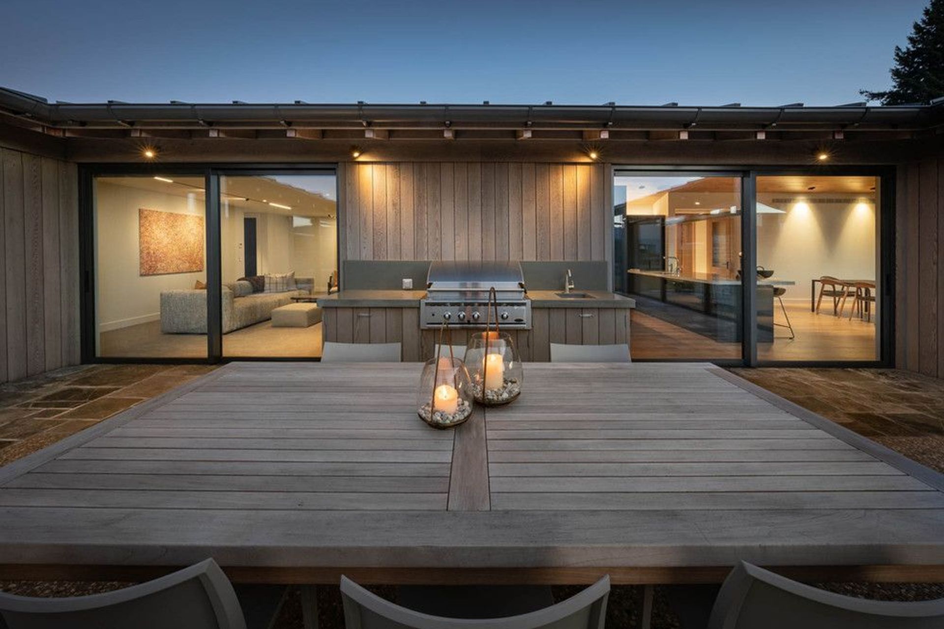 Aubrey Road, lakeside house.