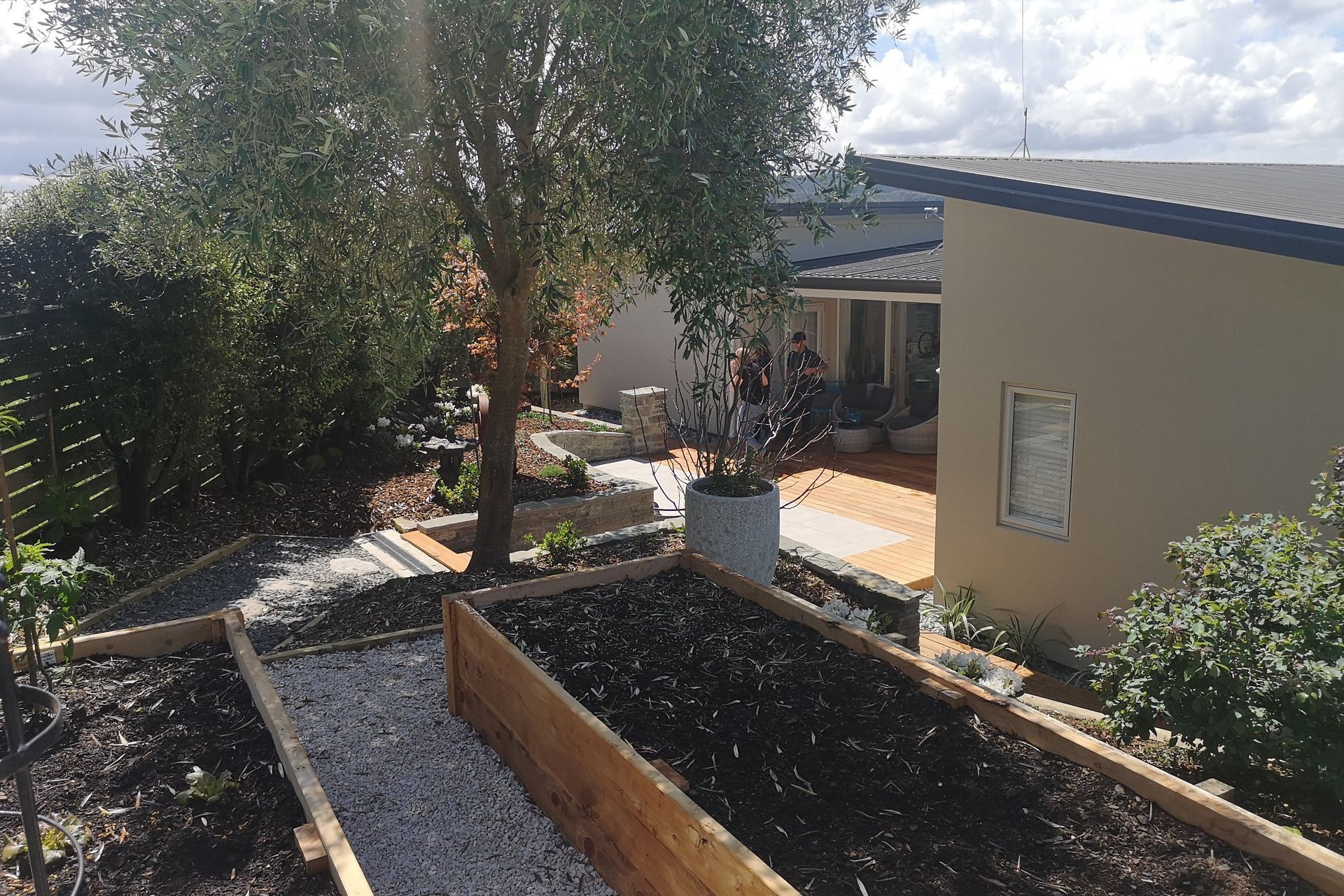 Japanese Inspired Courtyard