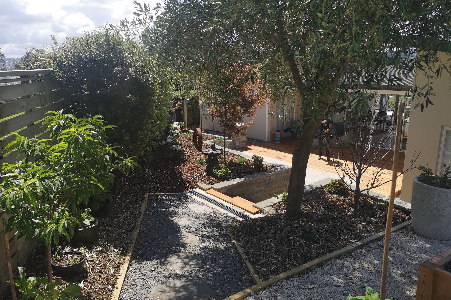 Japanese Inspired Courtyard