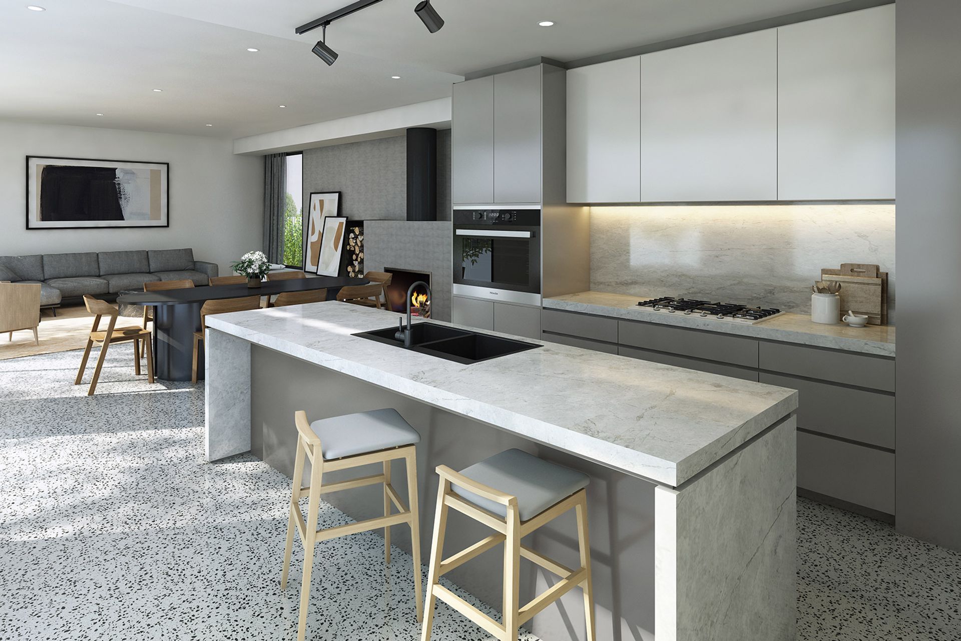 Kitchen/Living/Dining