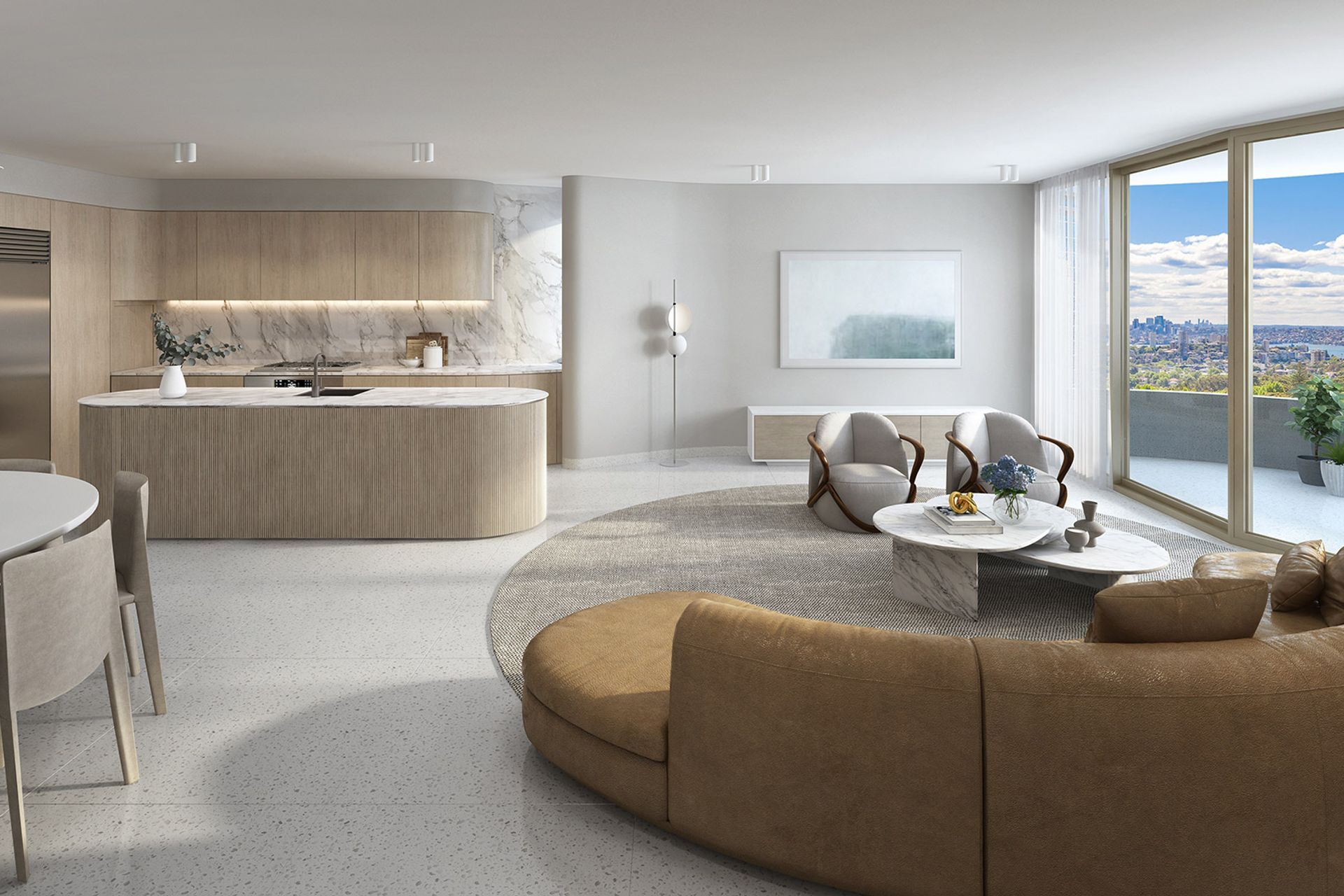 Kitchen/Living/Dining