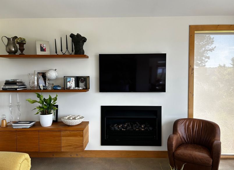 Redesign with Wood Fireplace