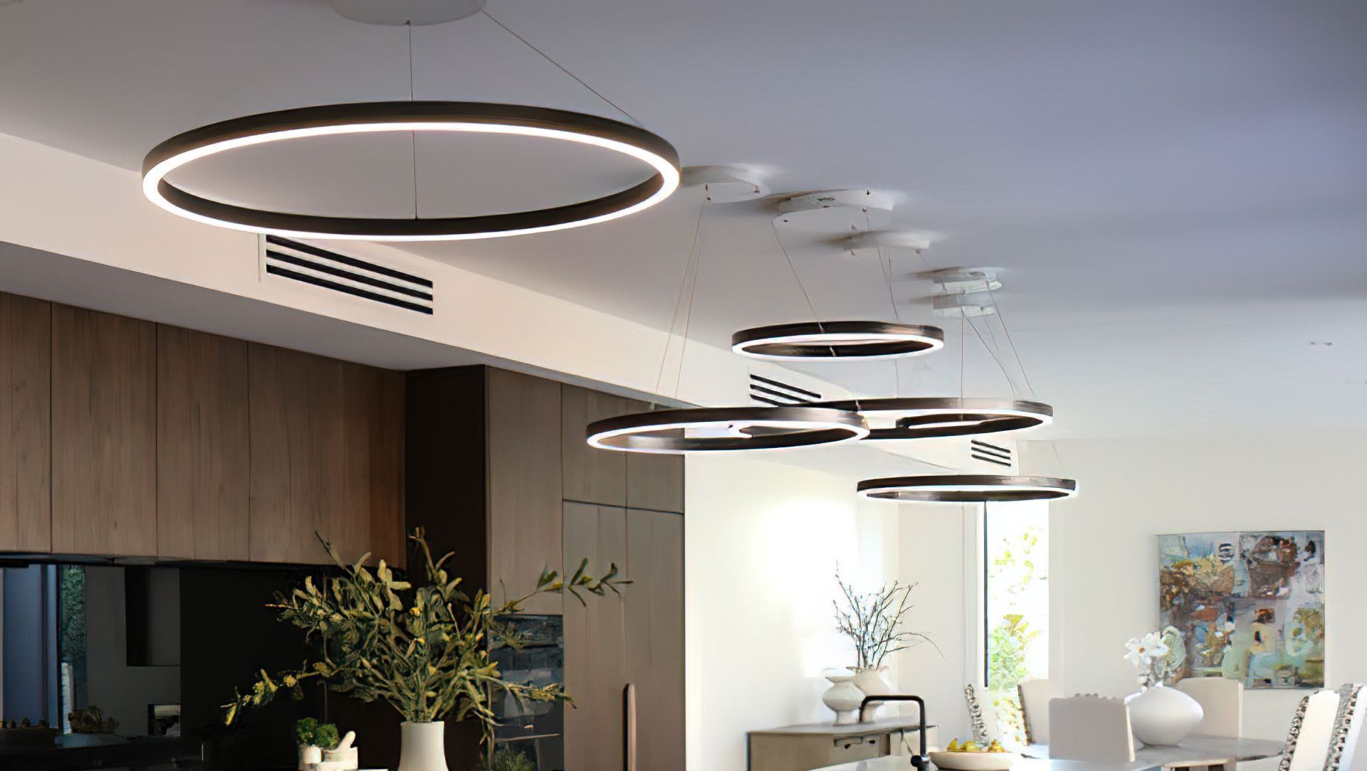 Halo LED Pendant Lights at Remuera Home banner