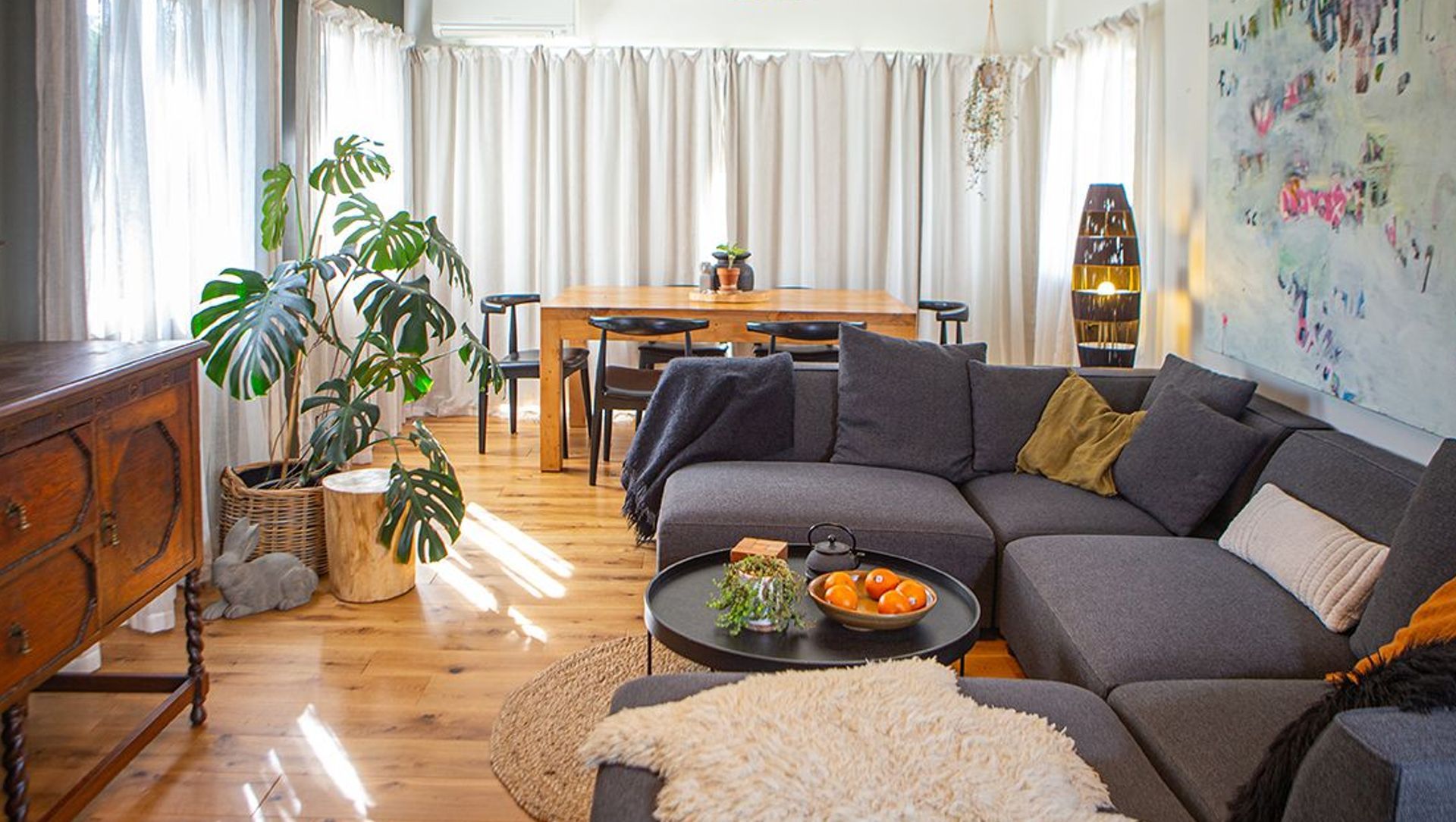 Living in the bush banner