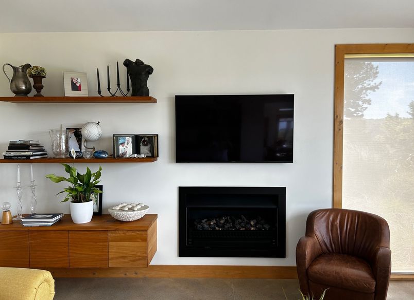 Redesign with Wood Fireplace