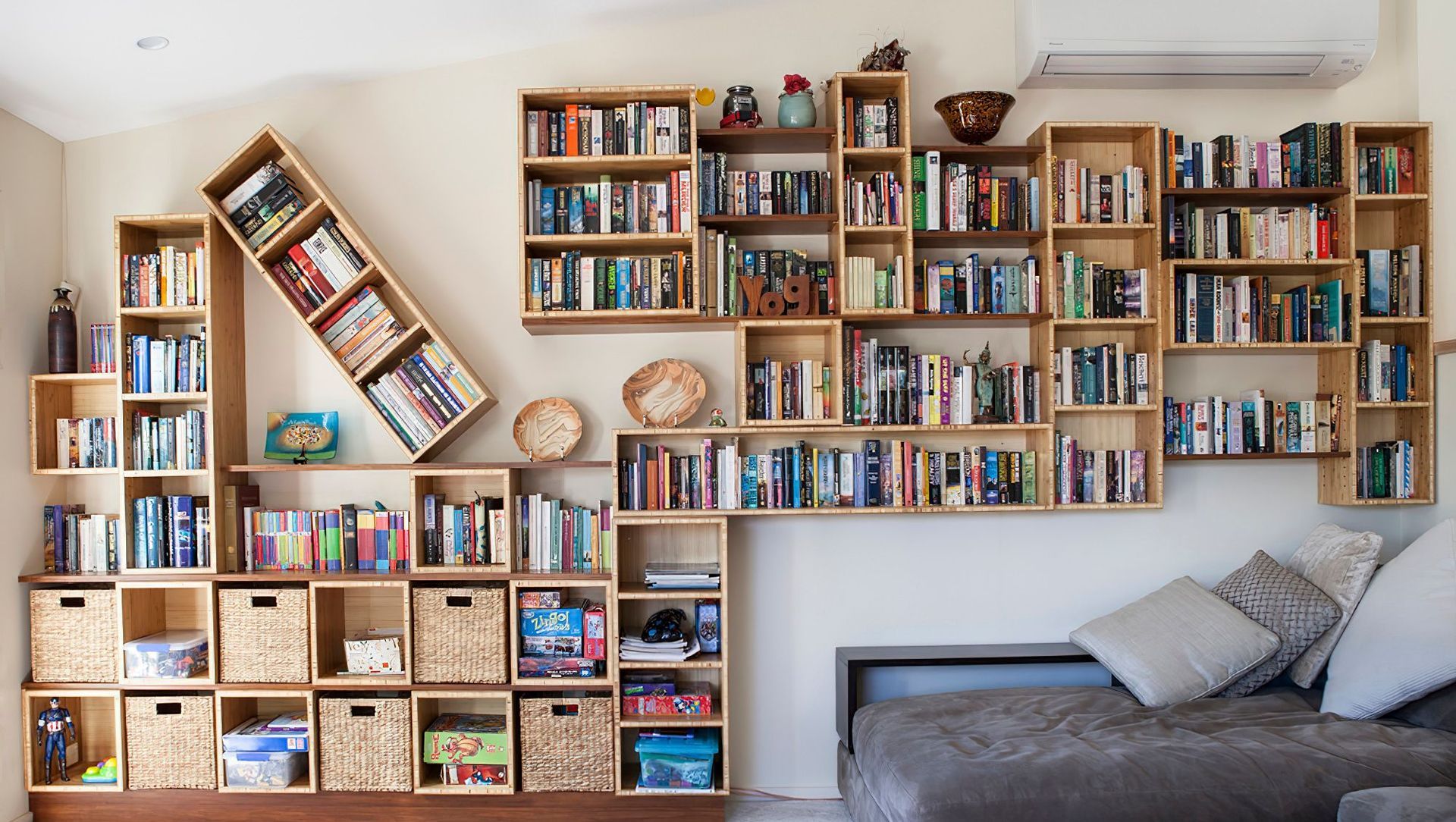 Quirky Bamboo Bookshelves banner