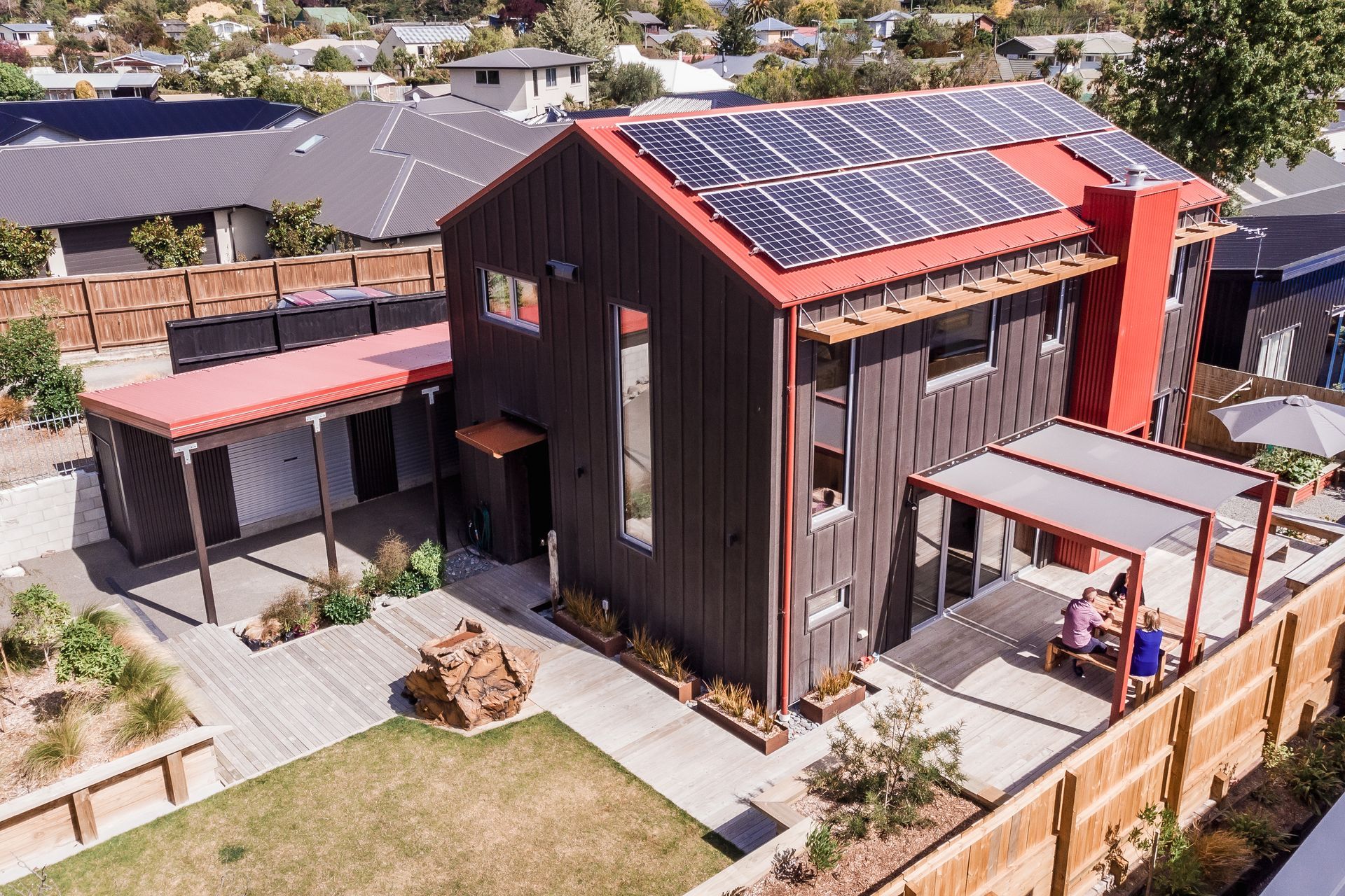 A simple family home.