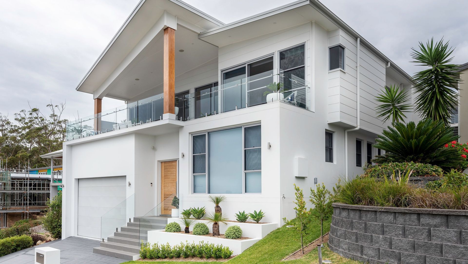 Two Storey Luxury Home on steep site banner