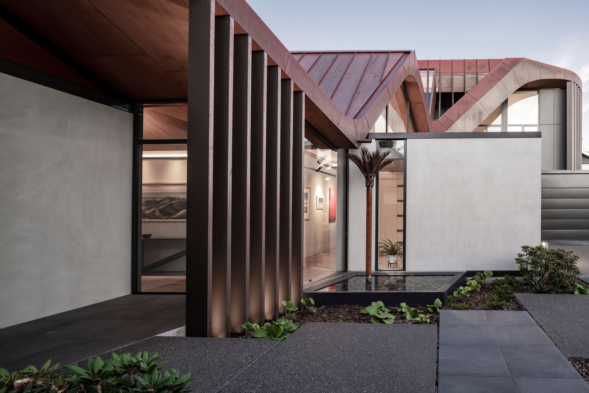 Concrete Copper Home