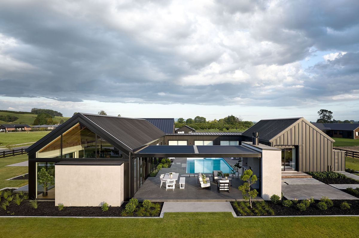 Modern Courtyard Home in the Waikato