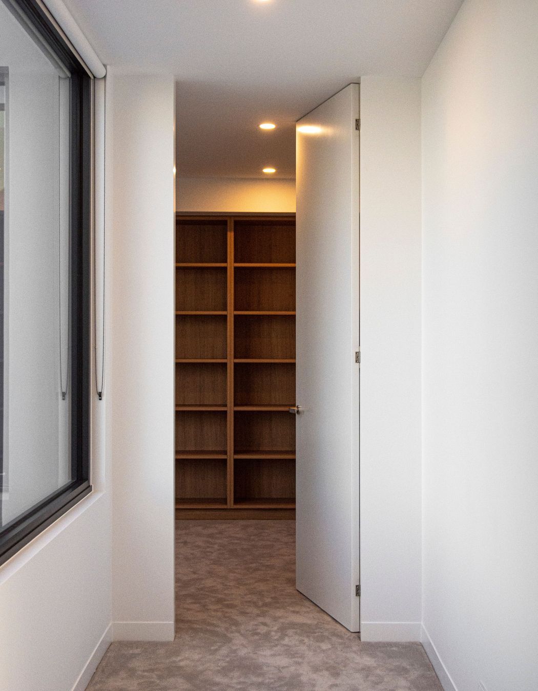 The EzyJamb SRC frames this entrance to the study.